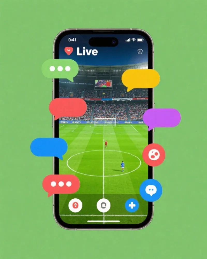 互动直播界面展示